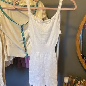 vintage pointelle cami dress